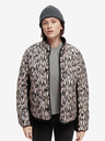 Scotch & Soda Černá dámská oboustranná vzorovaná bunda Scotch & Soda