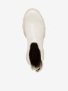 Steve Madden Krémové kožené kotníkové boty Steve Madden Maryann