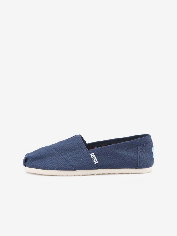 TOMS Tmavě modré dámské espadrilky TOMS Canvas Classic