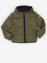 Tom Tailor Khaki klučičí prošívaná bunda s kapucí Tom Tailor