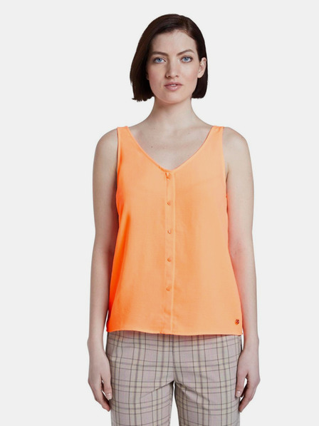 Tom Tailor Denim Oranžový dámský top Tom Tailor Denim