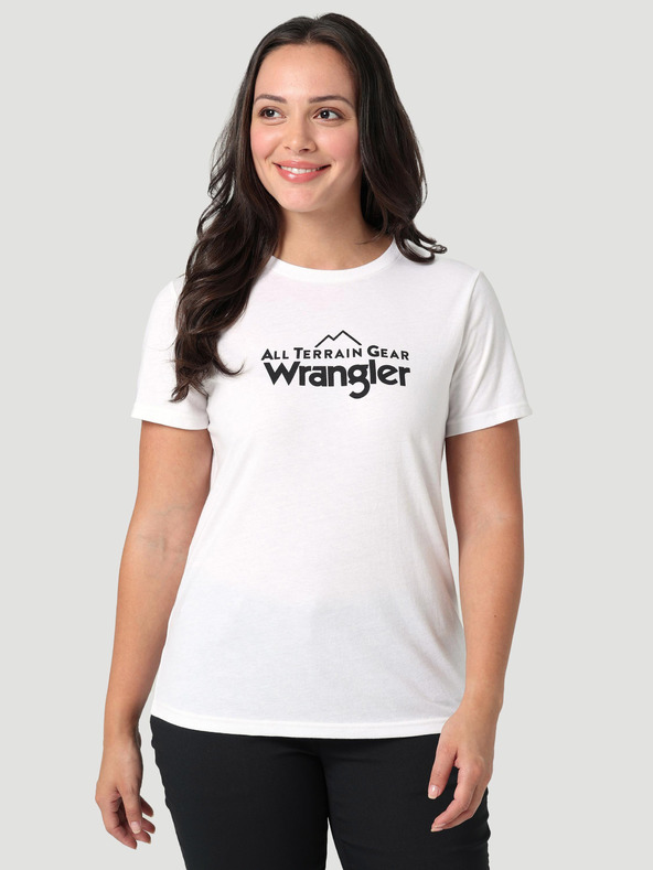 Wrangler Bílé dámské tričko Wrangler