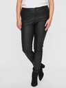 Vero Moda Curve Černé koženkové kalhoty VERO MODA CURVE Seven