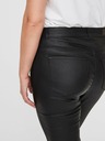 Vero Moda Curve Černé koženkové kalhoty VERO MODA CURVE Seven