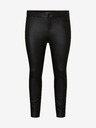 Vero Moda Curve Černé koženkové kalhoty VERO MODA CURVE Seven