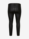 Vero Moda Curve Černé koženkové kalhoty VERO MODA CURVE Seven