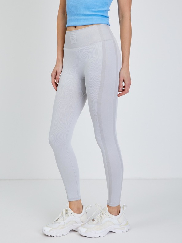 Puma Světle šedé dámské legíny Puma x VOGUE