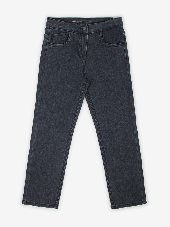 Tom Tailor Tmavě šedé holčičí straight fit džíny Tom Tailor