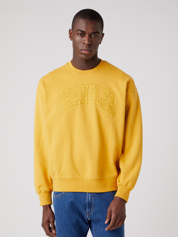 Wrangler Žlutá pánská mikina Wrangler