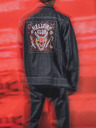 Vans Černá unisex džínová bunda VANS Hellfire Club