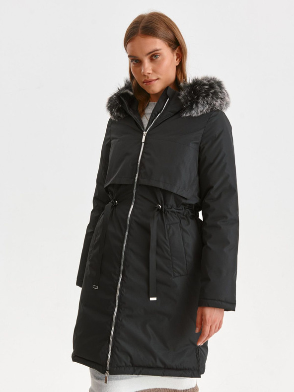 TOP SECRET Černá dámská parka TOP SECRET
