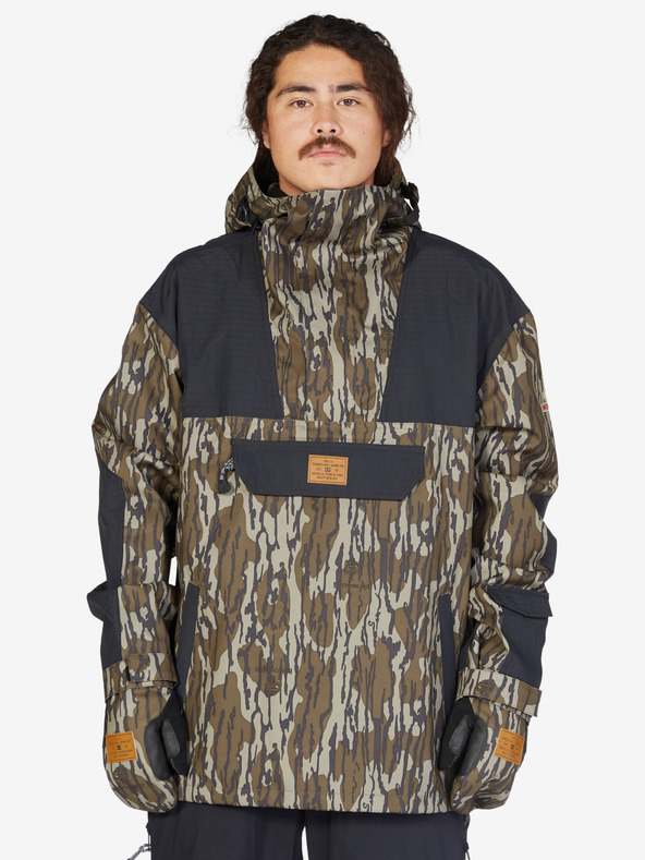 DC Khaki pánský zimní vzorovaný anorak DC