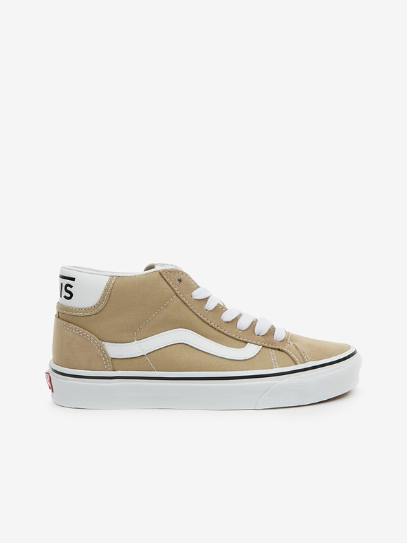 Vans Béžové dámské kotníkové tenisky se semišovými detaily VANS UA Mid Skool 37