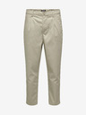ONLY & SONS Béžové chino kalhoty ONLY & SONS Dew