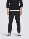 ONLY & SONS Tmavě modré zkrácené chino kalhoty ONLY & SONS Dew