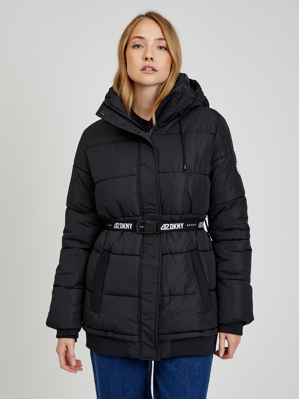 DKNY Černá dámská prošívaná bunda DKNY