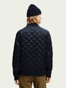 Scotch & Soda Tmavě modrá pánská vzorovaná bunda Scotch & Soda