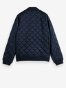 Scotch & Soda Tmavě modrá pánská vzorovaná bunda Scotch & Soda
