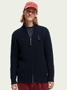 Scotch & Soda Tmavě modrý pánský svetr Scotch & Soda