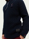 Scotch & Soda Tmavě modrý pánský svetr Scotch & Soda