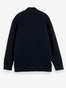 Scotch & Soda Tmavě modrý pánský svetr Scotch & Soda