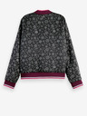 Scotch & Soda Fialová dámská vzorovaná oboustranná bunda Scotch & Soda