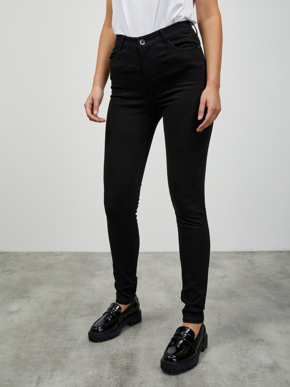 ZOOT.lab Černé dámské slim fit kalhoty ZOOT.lab Anna