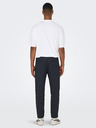ONLY & SONS Tmavě modré pánské chino kalhoty ONLY & SONS Leo