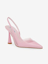 Steve Madden Růžové dámské kožené lodičky Steve Madden