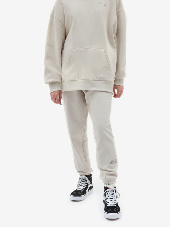 Vans Krémové dámské tepláky VANS