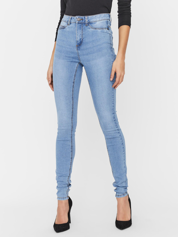 Noisy May Světle modré skinny fit džíny Noisy May Callie
