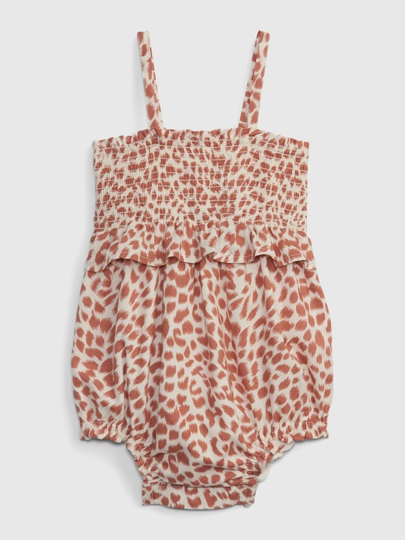 GAP Baby overal na ramínka leopard GAP