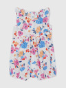 GAP Baby bavlněný overal floral GAP