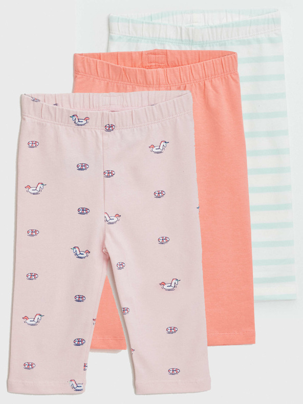 GAP Baby legíny se vzorem, 3 ks GAP