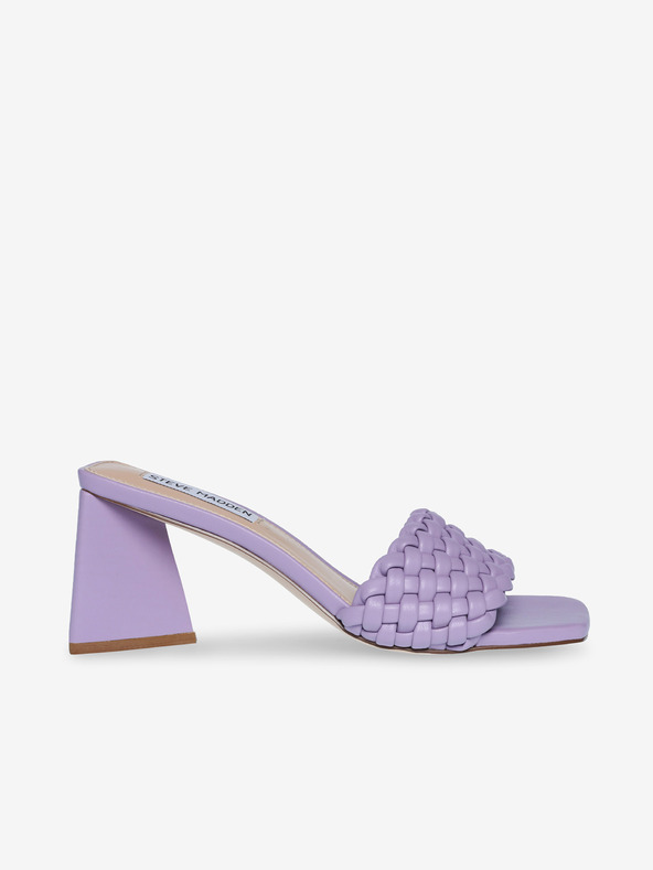 Steve Madden Světle fialové dámské pantofle na širokém podpatku Steve Madden Monte Carlo