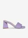 Steve Madden Světle fialové dámské pantofle na širokém podpatku Steve Madden Monte Carlo