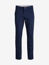 Jack & Jones Tmavě modré slim fit kalhoty Jack & Jones Stollie