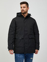 Jack & Jones Černá parka Jack & Jones Etiko