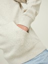 Jack & Jones Světle šedá žíhaná mikina s kapucí Jack & Jones Star