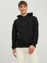 Jack & Jones Černá mikina s kapucí Jack & Jones Eking