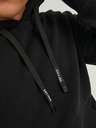 Jack & Jones Černá mikina s kapucí Jack & Jones Eking