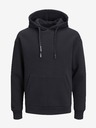 Jack & Jones Černá mikina s kapucí Jack & Jones Eking