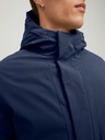 Jack & Jones Tmavě modrá parka s kapucí Jack & Jones Blatiger