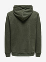 ONLY & SONS Khaki mikina s kapucí ONLY & SONS Elon