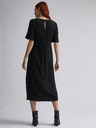Dorothy Perkins Černé puntíkované midišaty Dorothy Perkins
