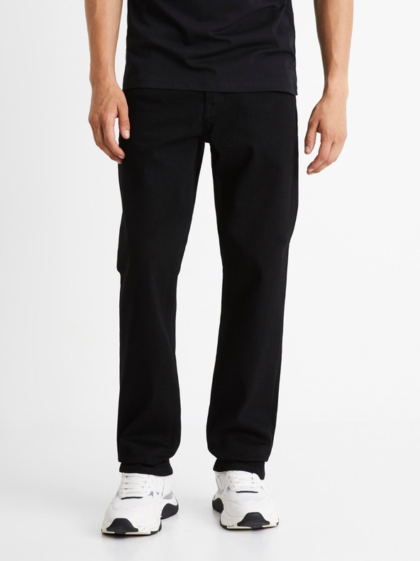 Celio Černé pánské regular fit džíny Celio