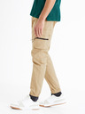Celio Béžové pánské cargo kalhoty Celio Dozip