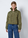 Noisy May Khaki dámský prošívaný bomber s límcem Noisy May Ziggy
