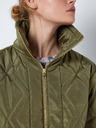 Noisy May Khaki dámský prošívaný bomber s límcem Noisy May Ziggy