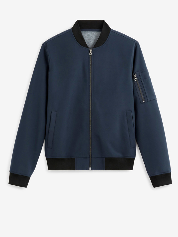 Celio Tmavě modrý pánský bomber Celio Dubombe